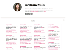 Tablet Screenshot of margeauxklein.com